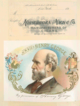 H. M. & Co's Henry George:Tradeamark of Hirschhorn, Mack & Co.,  manufacturers of cigars.