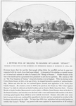 A picture full of meaning to readers of Lamar's ' Eulogy,' Negroes at the ruins of the Richmond and Petersburg Bridge at Richmond in April, 1865.