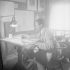 Lee Simonson at work.