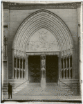 Facade of cathedral, Covington, Kentucky.