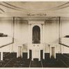Interior, First Church of Christ, Lancaster, Mass. (built 1816, from designs by Bulfinch),: wall and ceiling mouldings (not original).