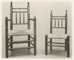 Early turned chairs.