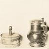 Tabacco box of Sir Walter Raleigh; silver mounted jug of John Winthrop.