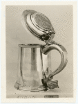 Silver tankard, Chippendale period.