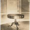 The table on which the Treaty of Ghent was ratified by President Madison, Feb. 17, 1815, the Octagon, Washington, D.C.