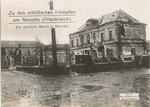 Zu den erbitterten Kämpfen um Neuville (Frankreich) : dei zerstörte Mairie in Neuville.