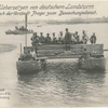 Uebersetzen von deutschem Landsturm nach der Vorstadt Praga zum Bewachungsdienst.