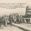 Einweihung der neuen von Beseler Weichselbrücke in Warschau. Generalgouverneur General von Beseler mit seinem Gefolge überschreitet die neue Brücke.