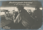 Machinengewehr-Unterstand an der flandrischen Küste.