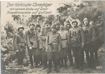 Der türkische Thronfolger mit seinem Stabe auf einer Inspektionsreise auf Gallipoli.