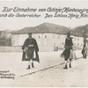 Zur Einnahme von Cetinje (Montenegro) durch die Oesterreicher. Das Schloss König Nikitas.