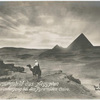 Stimmungsbild aus Aegypten : Sonnenuntergang bei den Pyramiden Cairo.