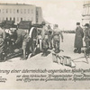 Vorführung einer österreichisch-ungarrischen Haubitzenbatterie vor dem türkischen Kriegsminister Enver Pascha und Offizieren des Generalstabes in Konstaninopel.