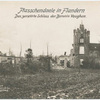 Plasschendaele in Flandern. Das zerstörte Schloss der Baronin Vaughan.