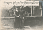 Kriegstrauung des Prinzen Friedrich Sigismund von Preussen, eines Neffen des Kaiserpaares, mit der Prinzessin Marie-Luise zu Schaumburg-Lippe.