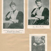 Mrs. Clara Louise Burnham [3 portraits, from her book advertisements].