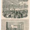 The Burns centenary - Festival at the Crystal Palace, Sydenham - Room in the Globe Tavern, Dumfries, used by Burns. [The Illustrated London News, Supplement Feb. 5, 1859, pg. 137]