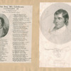 Robert Burns 2 portraits, one with his poetry. Second portrait engraved by H. Robinson.