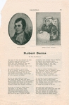 Robert Burns - Robert Burns' mother, with a poem by Neil MacDonald [2 portraits, from the Caledonian, pg. 465]