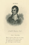 Robert Burns, poet., with a poem by Tam O' Shanter. pg. [100]