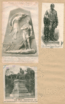 Robert Burns - 3 portraits 1. From the model by P. Thurnelli Esqr. 2. Staatue of Robert Burns at Glasgow 3. The Burns Monument.