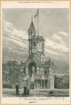 The Burns Monument at Kilmarnock. [from The Illustrated London News, Sept. 27, 1879]