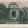The tomb in which Robert Burns is buried, St. Michael's Churchyard, Dumfires. [The Caledonian]