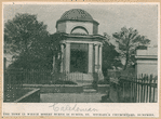 The tomb in which Robert Burns is buried, St. Michael's Churchyard, Dumfires. [The Caledonian]