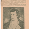 Rediscovered portrait of Burns by William anderson (1757-1837) [from Boston Evening, August 4, 1920]