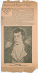 Rediscovered portrait of Burns by William anderson (1757-1837) [from Boston Evening, August 4, 1920]