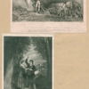 The genius of poetry finding Burns at the plough ; Robert Burns and Highland Mary.