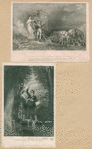 The genius of poetry finding Burns at the plough ; Robert Burns and Highland Mary.