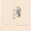 Aaron Burr, from an original and unpublished drawing from nature, by Saint-Mesmin, in the possession of J.W. Bouton, Esquire, of New York. [The Curio, for December, 1887]