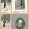 John Burroughs [4 portraits, Tracks in the Snow - At His Study Tour - From 'A Year in the Fields'].