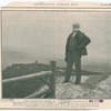 The morning pose of a nature worshipper. John Burroughs, on the summit of his hill near Slabsides. [from The Saturday Evening Mail, June 29, 1907].