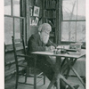 John Burroughs in Slabsides. [from 'Natural History, Sept. - Oct. 1931, pg. 502].