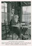 John Burroughs in Slabsides. [from 'Natural History, Sept. - Oct. 1931, pg. 502].