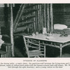 Interior of Slabsides ... a young visitor on the stair[from 'Natural History, Sept. - Oct. 1931, pg. 506].