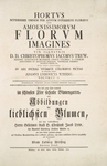 Hortvs, nitidissimis omnem per annvm svperbiens floribv s :