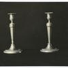 Candlesticks, Silver-plates used at mt. Vernon. (Smithsonian Institution, Dept. of History ).