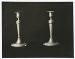 Candlesticks, Silver-plates used at mt. Vernon. (Smithsonian Institution, Dept. of History ).