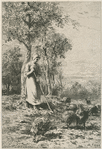 [La gardeuse de dindons.]