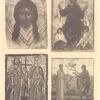 Spas na ubruse ; Gospod' Vsederzitel' ; Svv. tsar' Konstantin i tsaritsa Elena ; Sv. Zosima i sv. Mariia Egipetskaia .