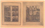 Ikona "Nedelia" (izobrazheny a) Voskresenie, b) Sobor arkhangela Mikhaila,  c) Useknovenie glavy Ioann a Predtechi, d) Blagoveshchenie, e) Umovenie nog, f) Raspiatie ; Vozdvizhenie chestnago kresta Gospodnia.