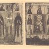 Sv. Nikolai Chudotvorets. Po Bokam i vnizu:  a) i b) svv. Boris i Gleb,  c) sv. Pervomuchenik Stefan, d) sv. Ekaterina, e) sv. Varvara, f) sv. Kozma, g)  sv. Damian, h) sv. "Piatnitsa"= sv. Paraskeva ; Svv. prepodobnyi Makarii, Afanasii Aleksandriiskii i prepodobnyi Iakov, nad nimi -Gospod' Vsederzhitel', Bogomater' i arkhangel Mikhail.