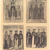 CCL. Svv. Iaroslavskie Chudotvortsy, blagovernye kniaz'ia Feodor, David i Konstantin. Vselenskie sviatiteli: sv. Vasilii Velikii, sv. Grigorii Bogoslov, sv. Ioann Zlatoust; Sv. Paraskeva, Ekaterina, Varvara i Feodosiia; Izbrannye sviatye, nadpisi ne sokhranilis, nesomnenny svv. vrachi bezsrebrenniki Koz'ma i Dem'ian; pervye dva sviatykh- sv. kniaz' Petr i sv. kniaginia Fevroniia Muromskie.