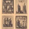 Svv. Koz'ma i Damian".  "Sv. blagovernyi kniaz' Mikhail Tverskoi" i "sviatia velikomuchenitsa Ekaterina" ; Ot Deisusnago poiasa predstoiashchie- svv. apostoly Iakov, brat Gospoden, Iakov Alfeev i Prokhor ; Sviatye- prorok Samuil i Andrei Kritskii. Nad nimi Obraz Korsunskoi Bozzhieei Materi.
