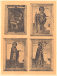 Sv. Evangelist Luka ; Sv. Grigorii Bogoslov ; Prepodobnyi otets nash "Onkaras"; Prepodobnyi Feodor Osviashchennyi.