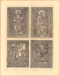 Gospod' Vsederzhitel' na prestole ; Bozhiia Mater' na prestole ; blagoveshchenie ; Rozhdestvo Gospoda nashego Iisusa Khrista.