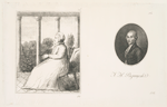 Ekaterina II, v profil' (sidiashchaia); Aleksandr Nikolaevich Radishchev
